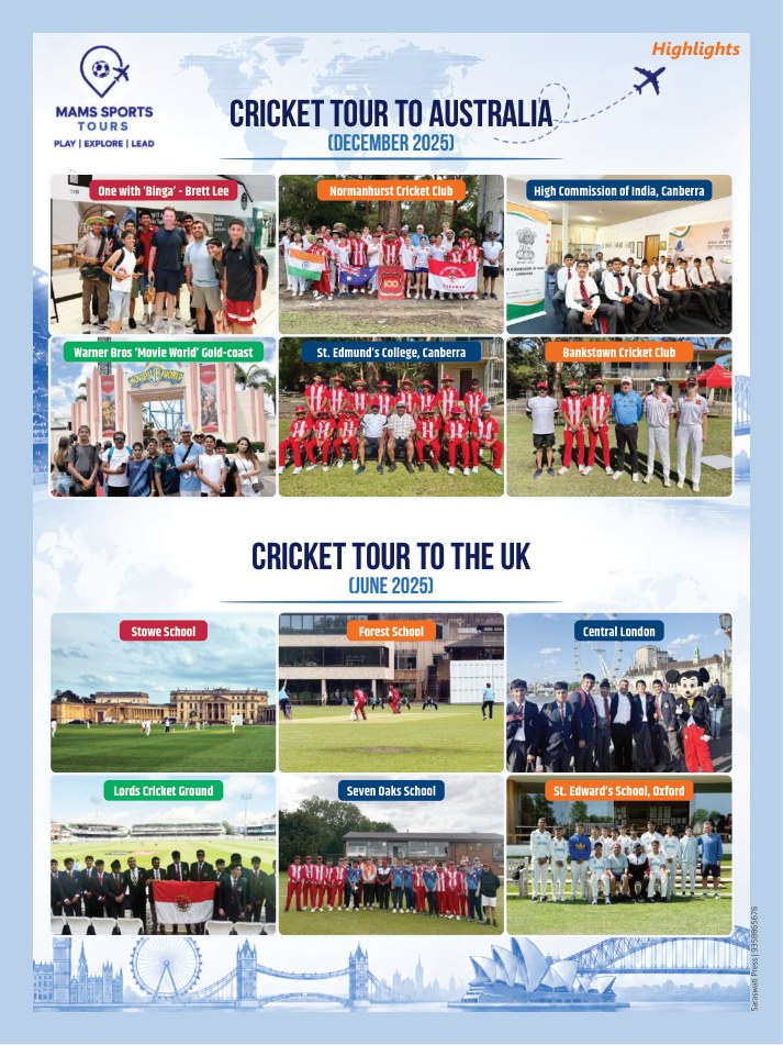 England Cricket Experiential Learning Tour 2026