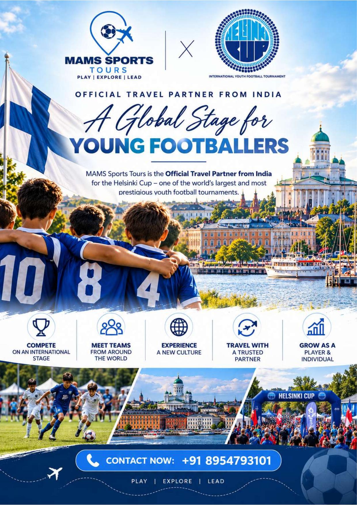 Helsinki Cup international football experience