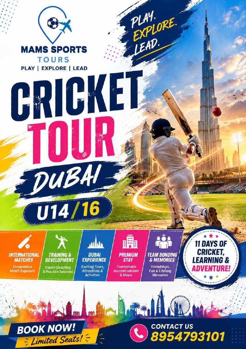 Dubai Cricket Tour December 2026